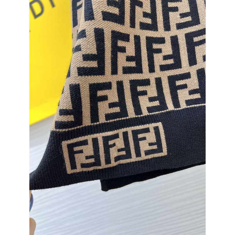 F**di ff print knitted top women shirt