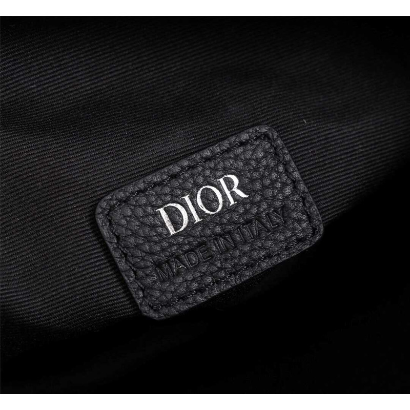 D*or saddle bag oblique print beige and black