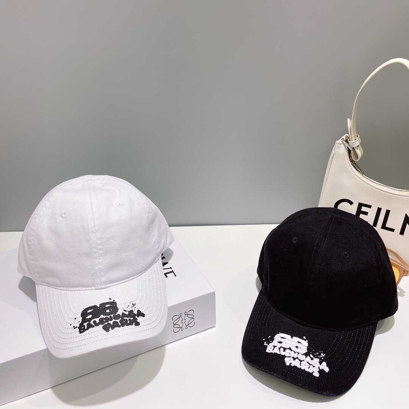Ba*len*cia*ga bb icon baseball cap black