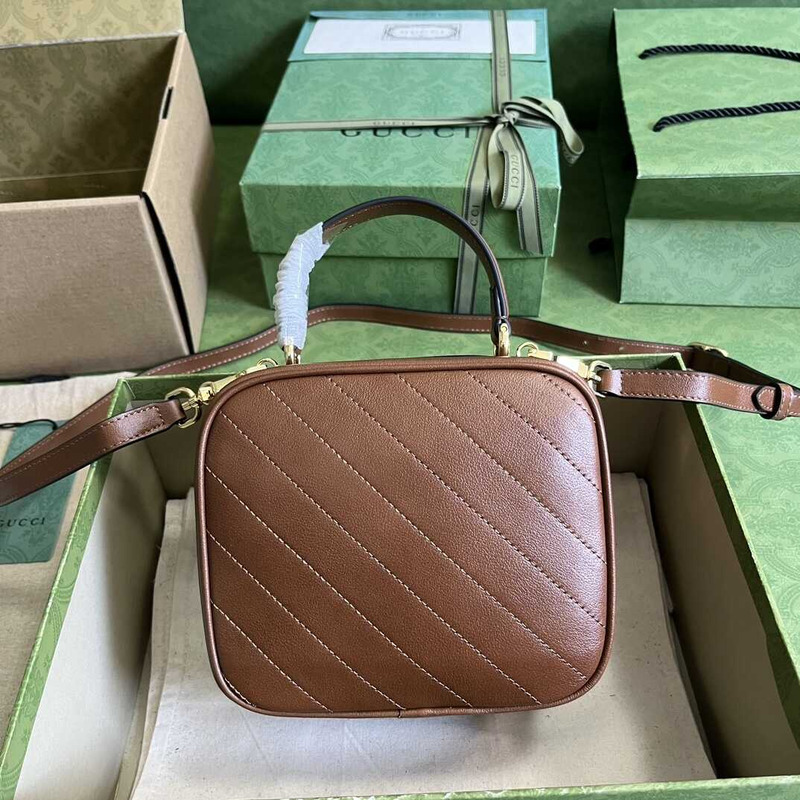 G*u*i blondie series handbag brown