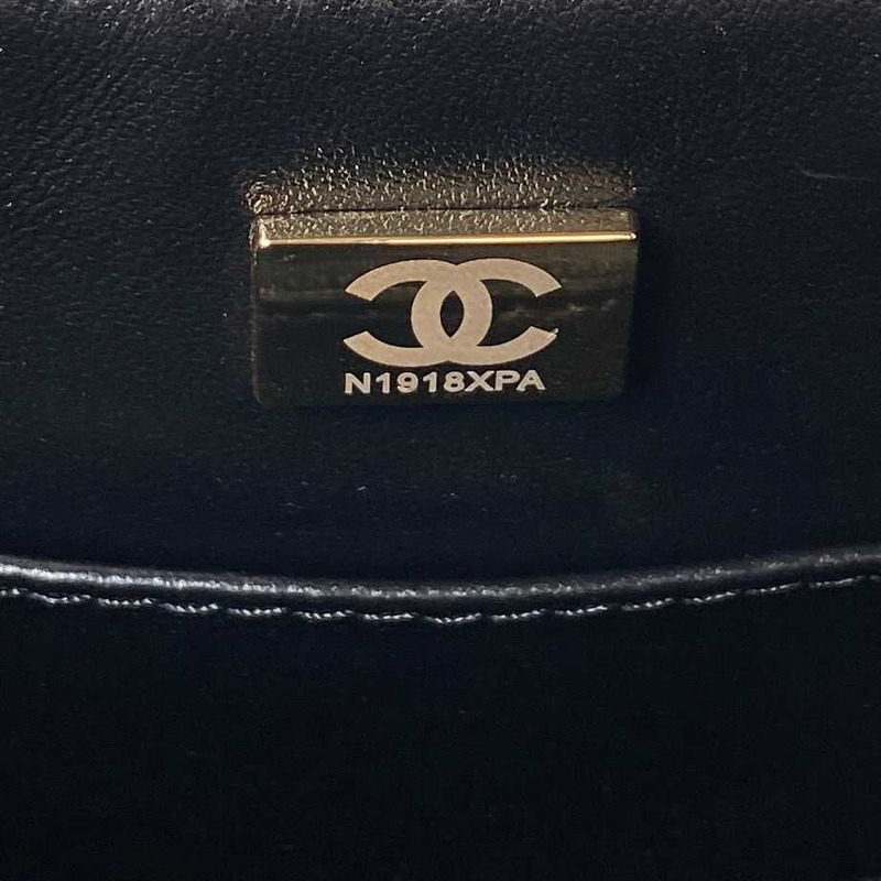 Ch*el fall-winter 2023 mini bag with handle pink black