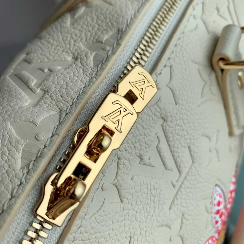 l**is V*t*n x yayoi kusama monogram speedy white