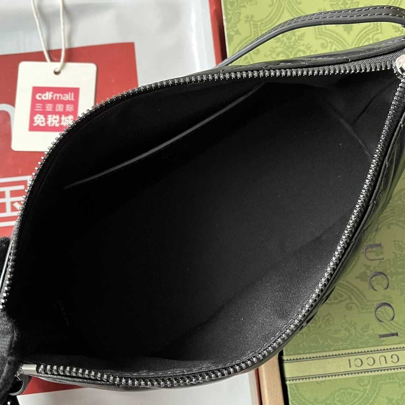 G*u*i gg marmont s leather shoulder bag black