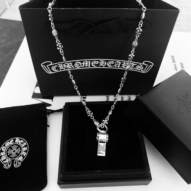 Ch*0me heart whistle pendant necklace