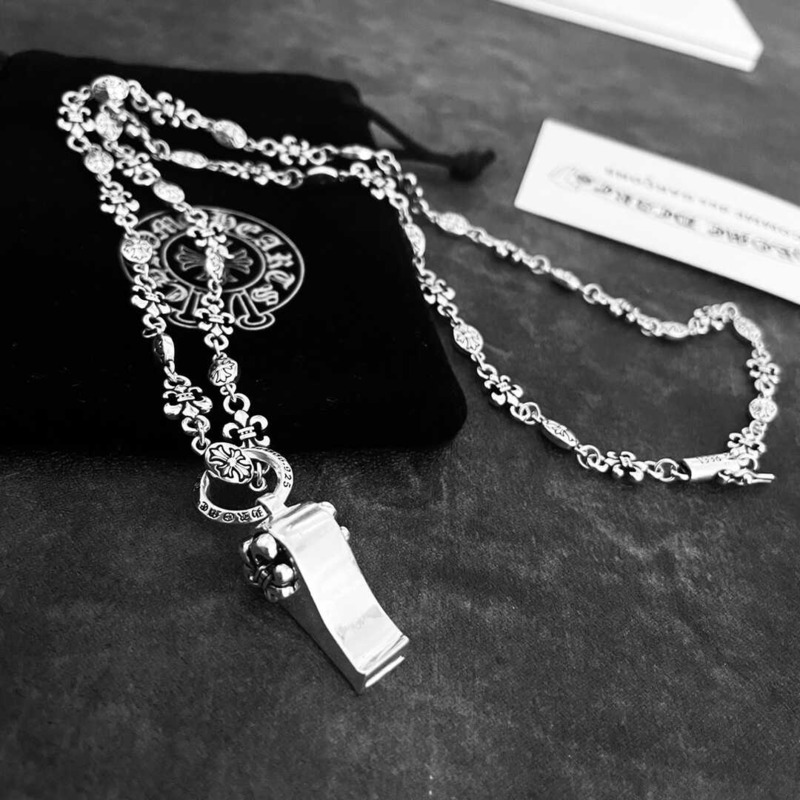 Ch*0me heart whistle pendant necklace