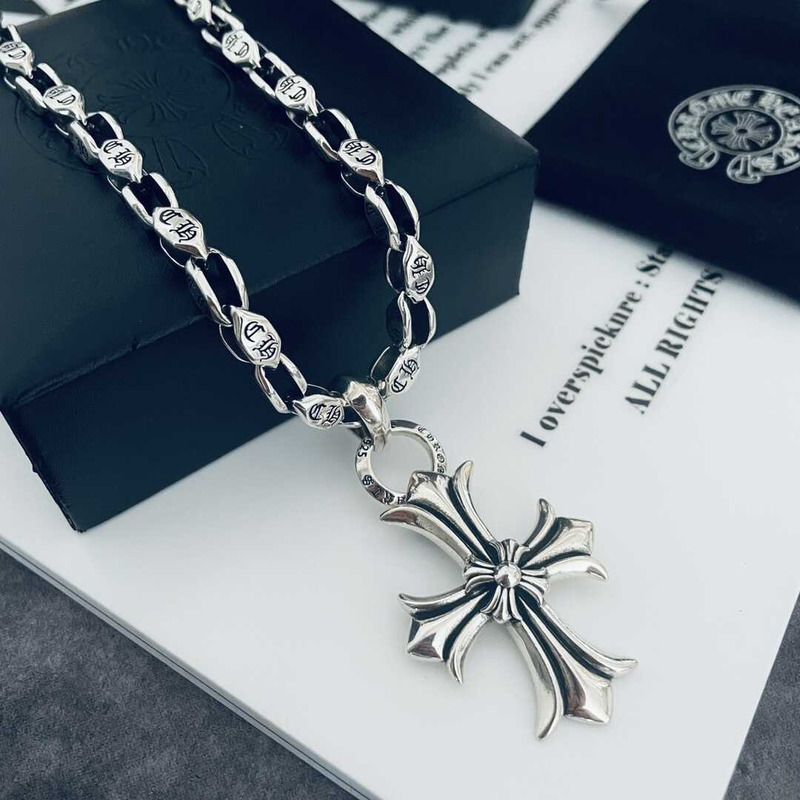 Ch*0me heart cross  necklace