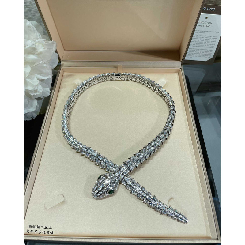 b*l*ai serpenti Di*m*nd necklace