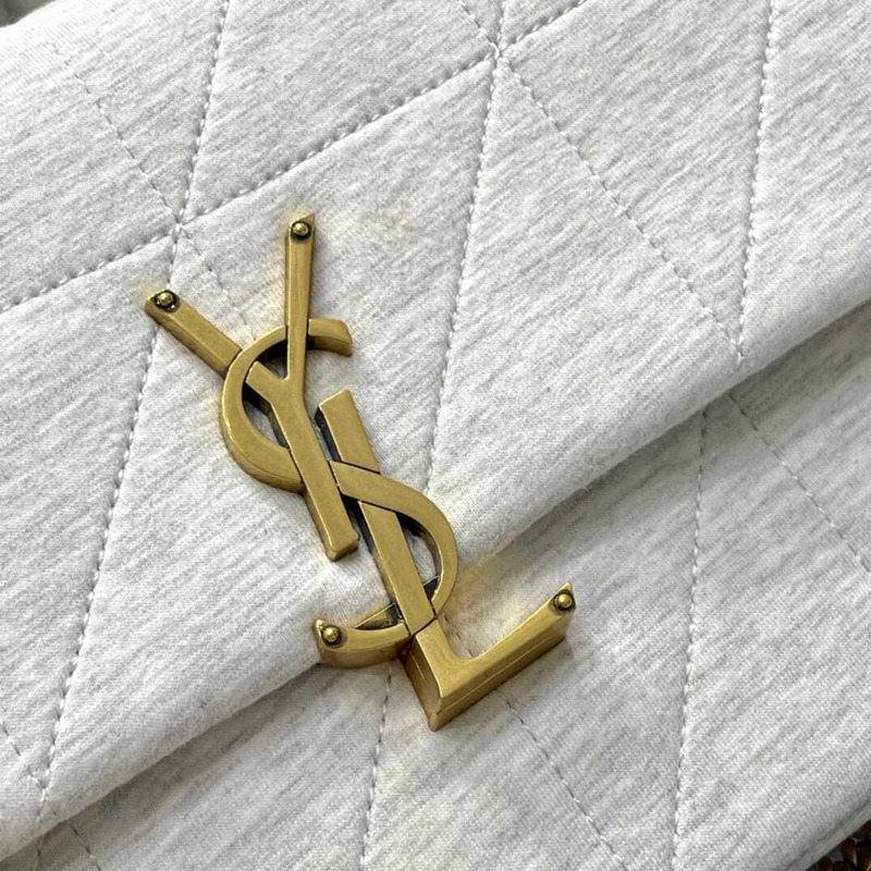 Saint Laurent Jamie Medium Shoulder Bag White