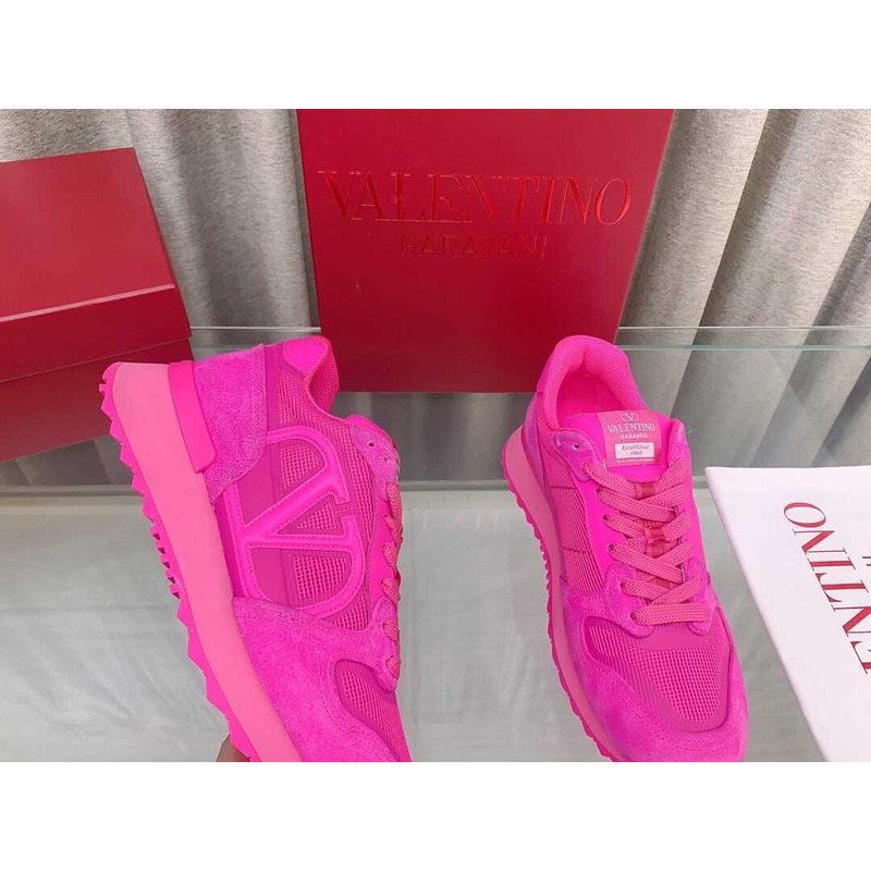Valentino Logo Sneaker Pink