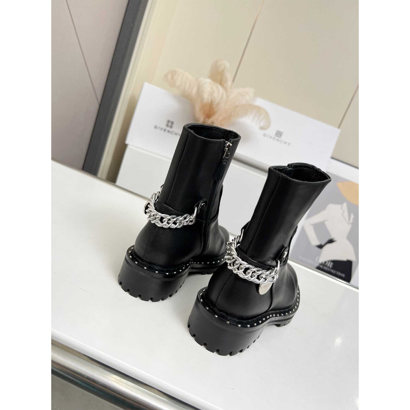 Givenchy Chain Boots Black