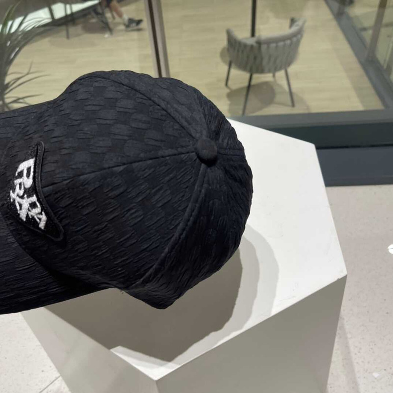 Pra*a baseball cap with logo black