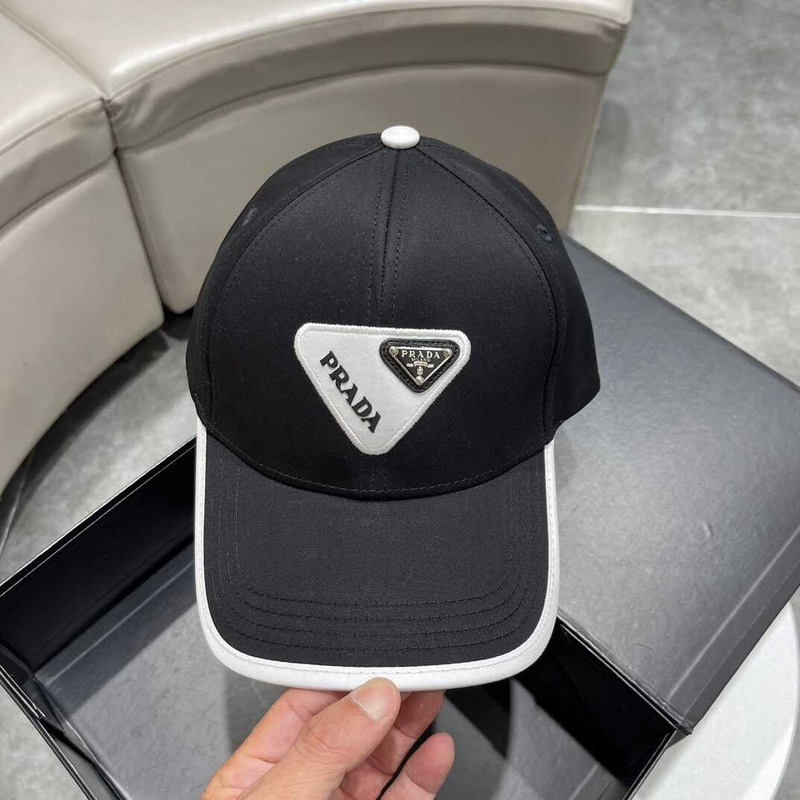Pra*a baseball cap with logo black