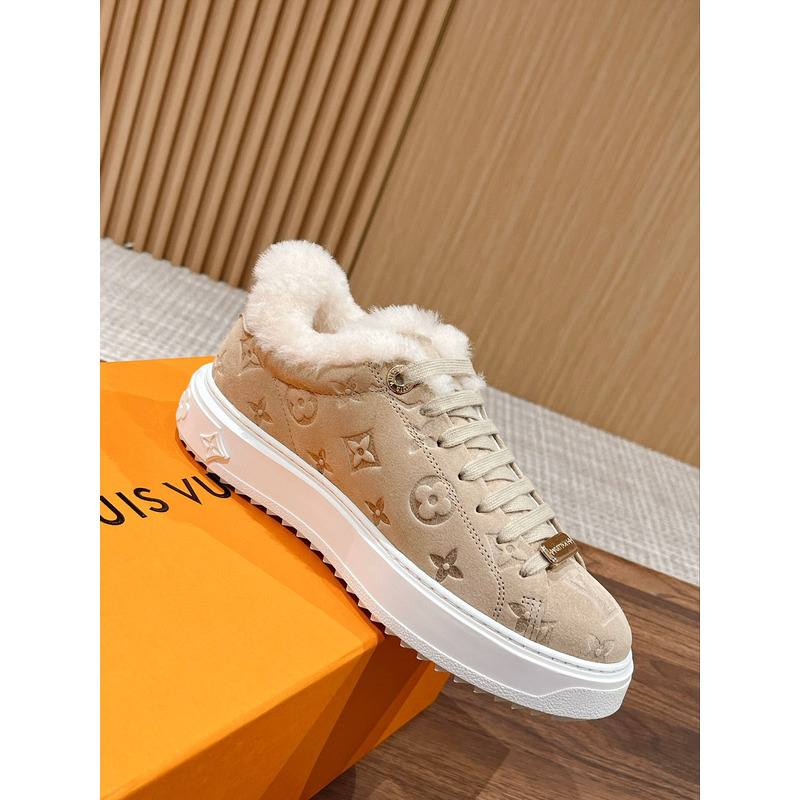 l**is V*t*n low-top sneaker nude