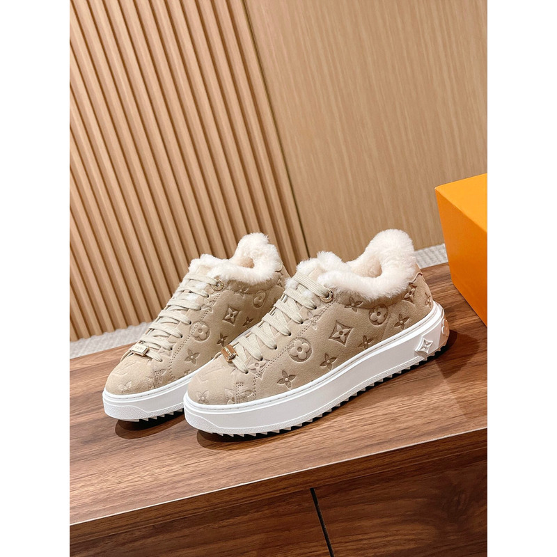 l**is V*t*n low-top sneaker nude