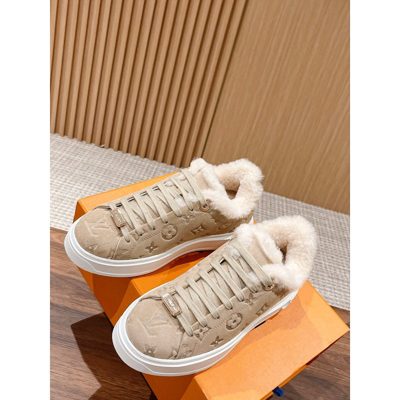 l**is V*t*n low-top sneaker nude