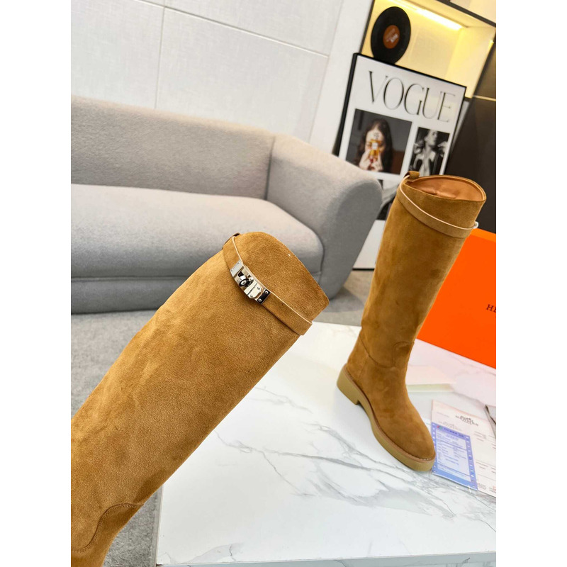 H**mes faustine boot yellow