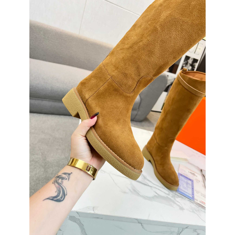 H**mes faustine boot yellow