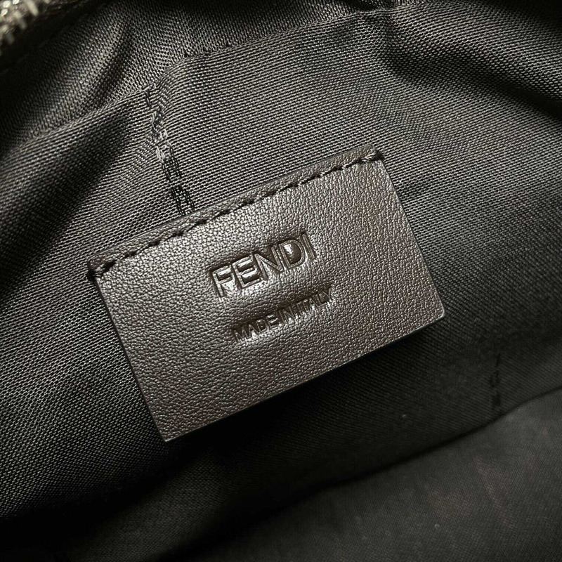 F**di messenger bag men brown and yellow