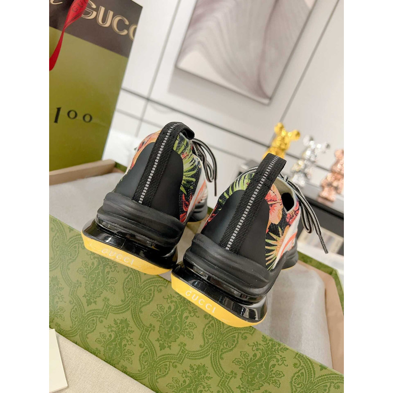 G*u*i run floral print sneakers multi