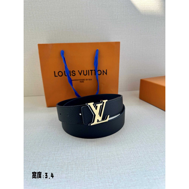 l**is V*t*n initiales 40mm reversible belt black