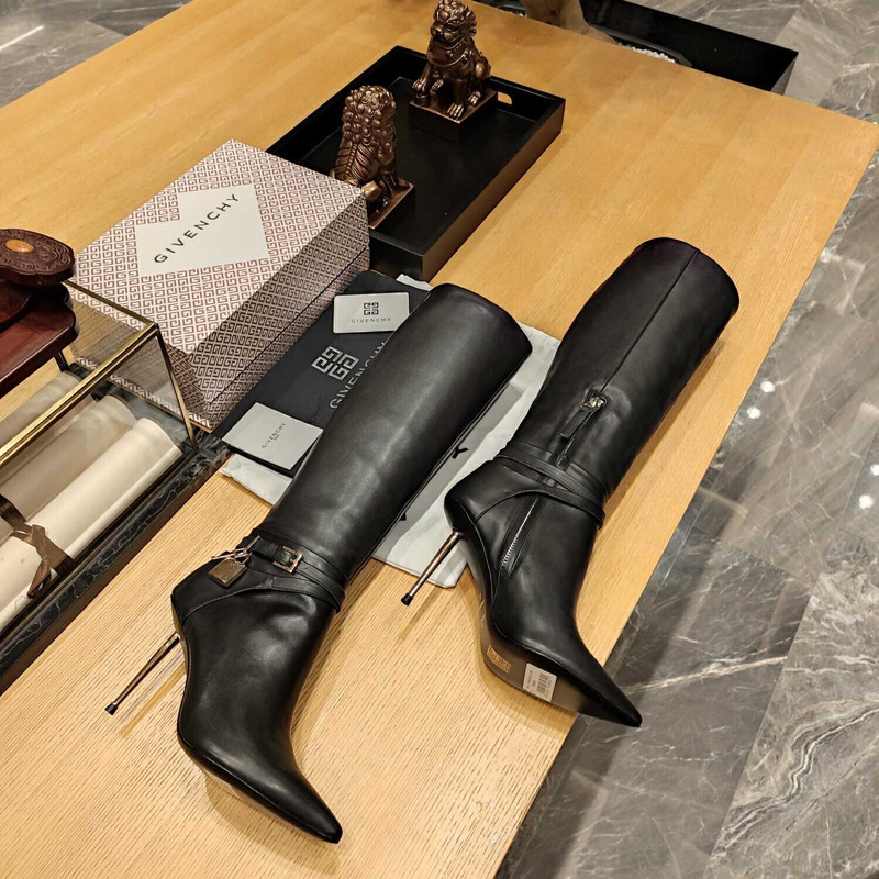 Givenchy G Cube Heeled Boots Black