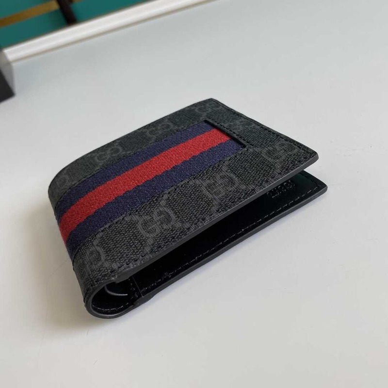 g*u*i web gg S*p*e wallet brown black