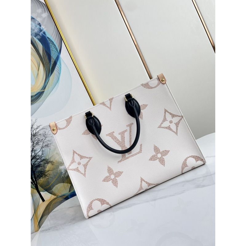 l**is V*t*n onthego mm tote monogram dune