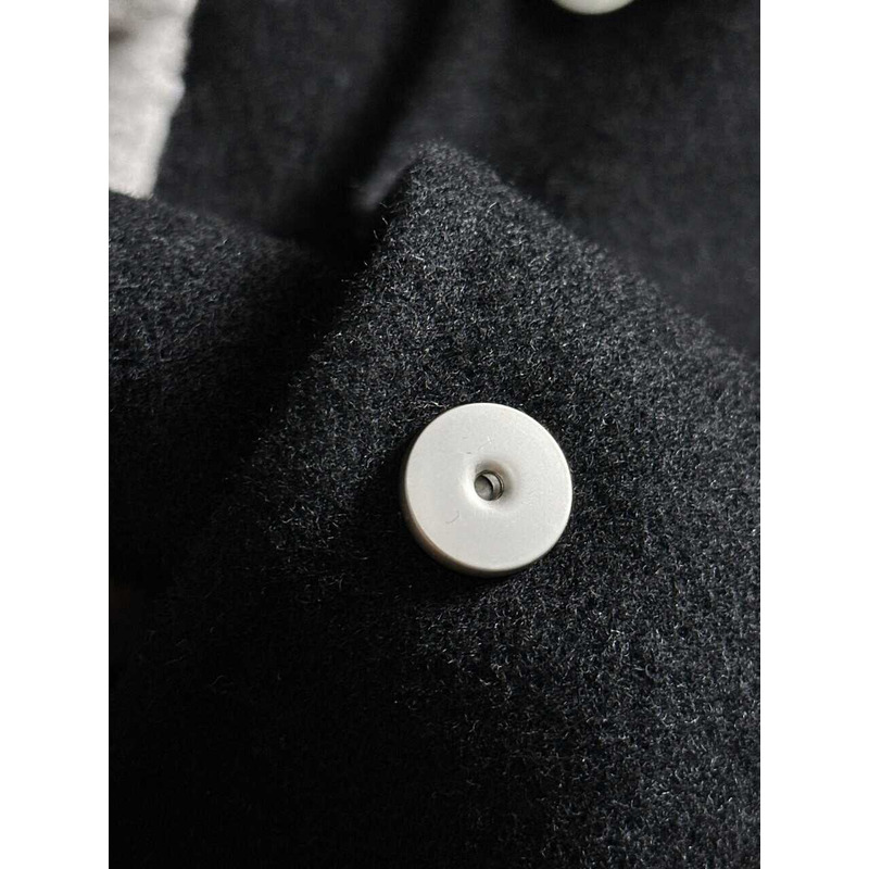 Pra*a button-up jacket black and white