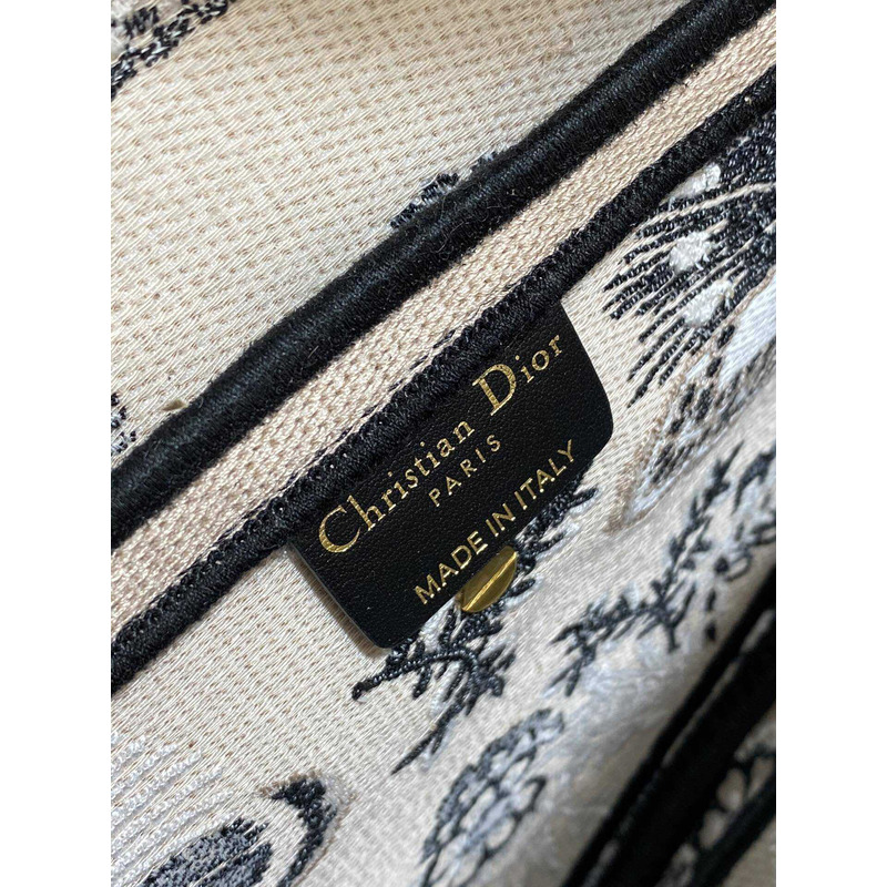 D*or saddle bag beige multicolor butterfly bandana embroidery