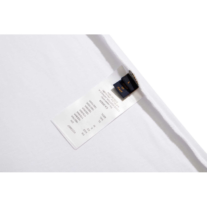 l**is V*t*n embroidered lv t-shirt white