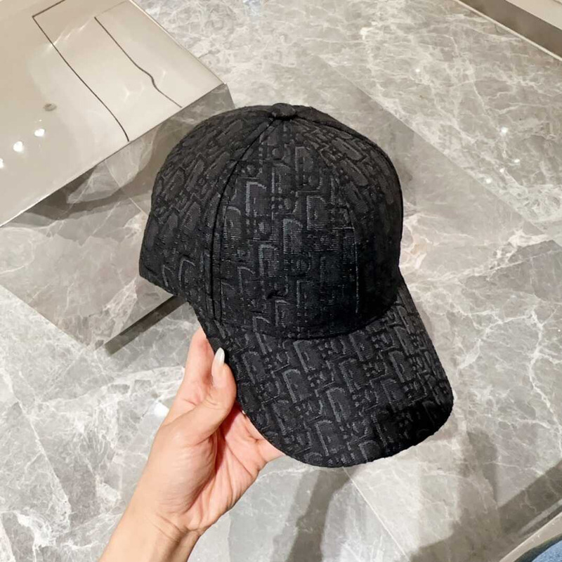 D*or logo oblique print cap