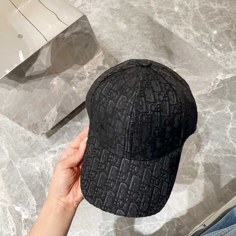 D*or logo oblique print cap