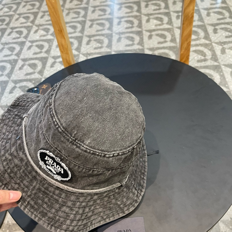 Pra*a denim bucket hat black