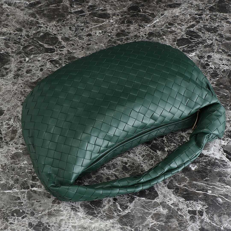 Bo*te*ga ve*ne*ta small jodie intrecciato leather shoulder bag inkwell
