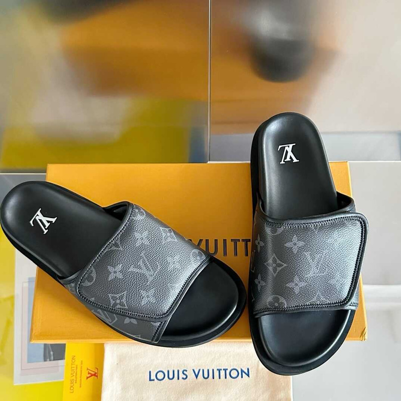 l**is V*t*n miami mule monogram grey black