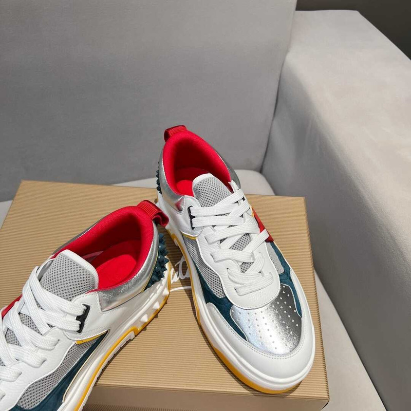 Ch**an louboutin astroloubi lace-up sneakers multicolor