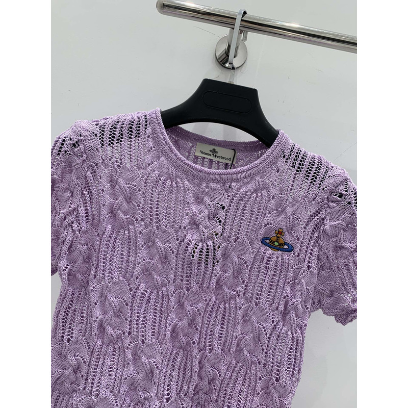 u1u1enne westwood knit top purple