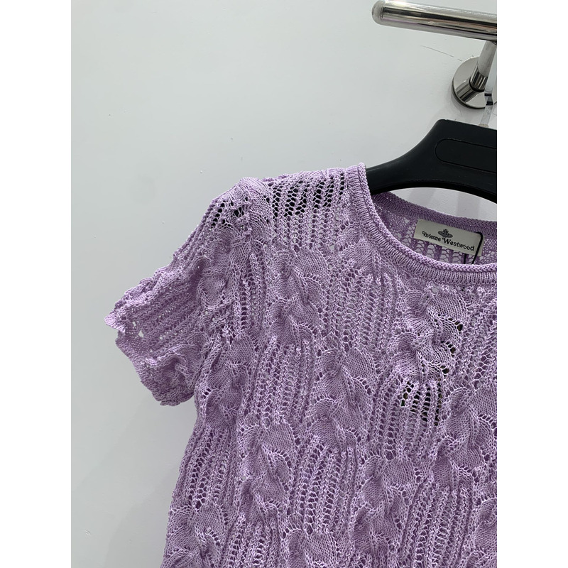 u1u1enne westwood knit top purple