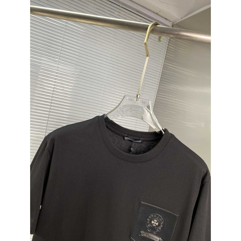 Ch*0me heart cotton t-shirt black