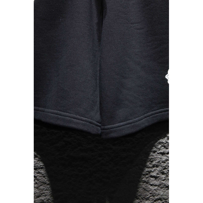Ch*0me heart embroidered cotton shorts black