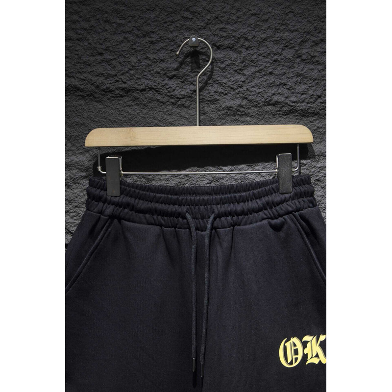 Ch*0me heart  printed cotton shorts black