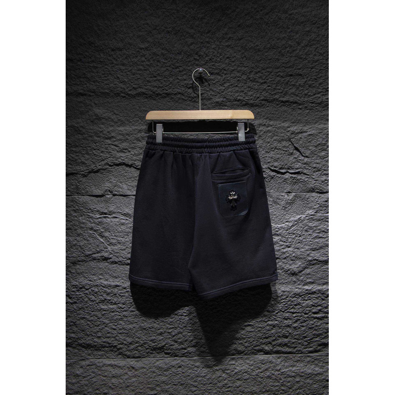 Ch*0me heart  printed cotton shorts black