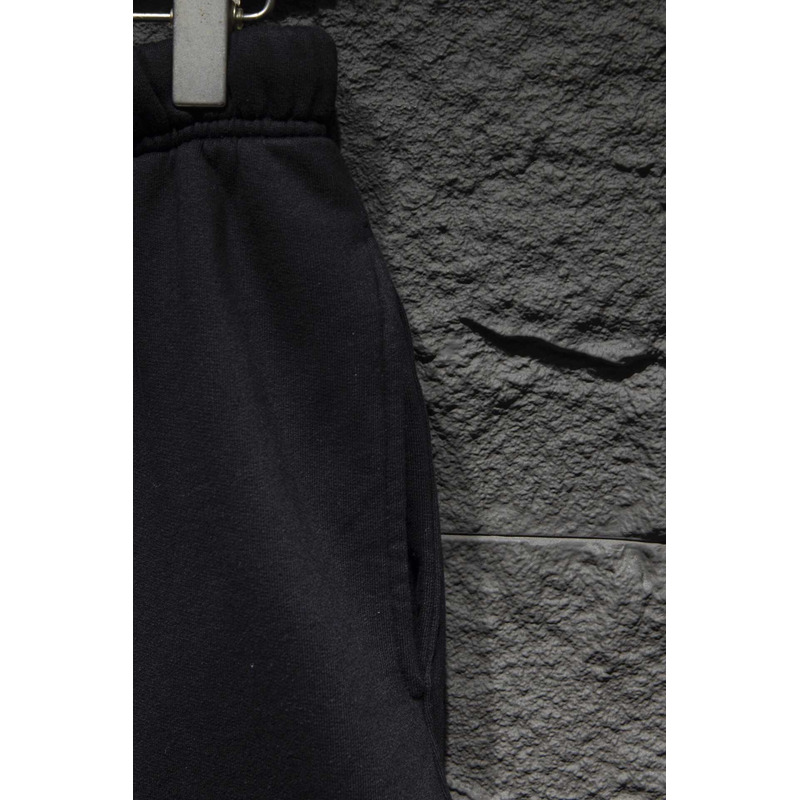 Ch*0me heart  embroidered cotton shorts black