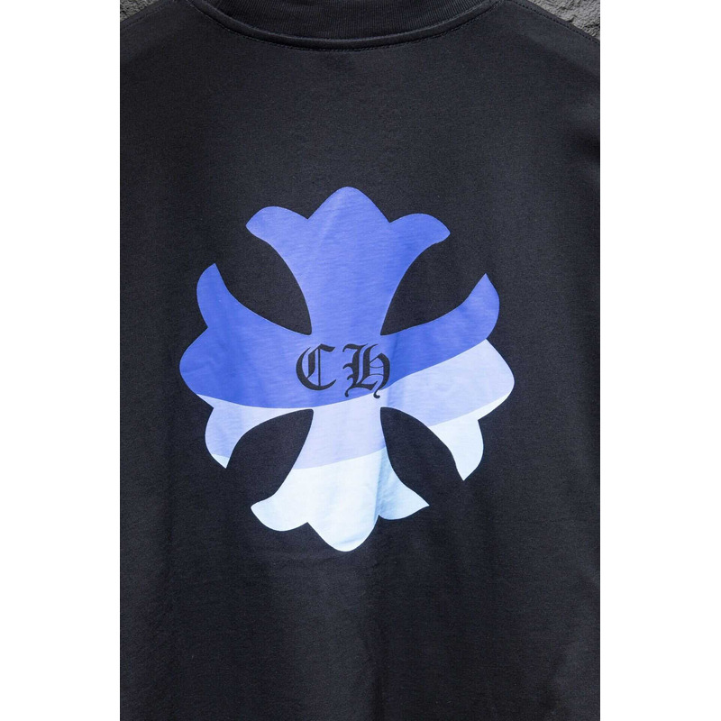 Ch*0me heart logo t-shirt cotton black