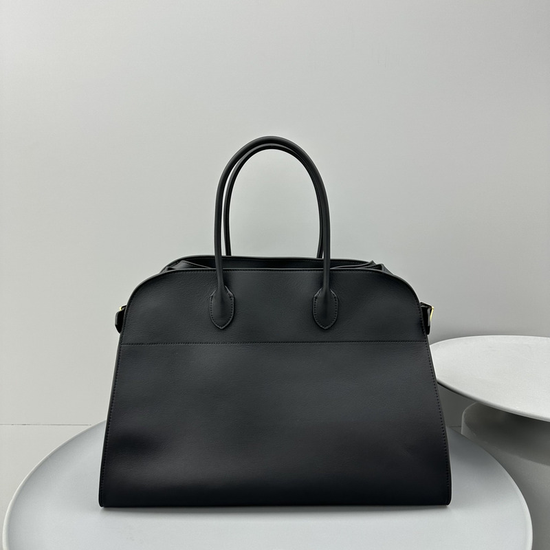 The Row Margaux Leather Tote Bag Cowhide Commuter Handheld Women\