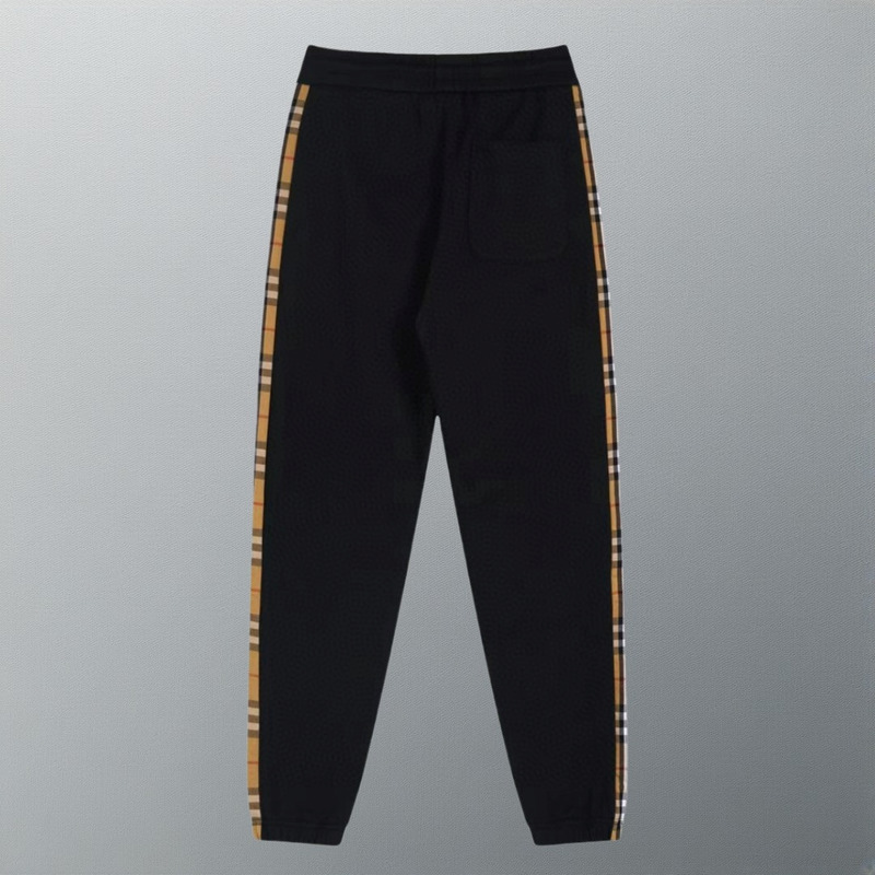 B**rry vintage check panel cotton trackpants