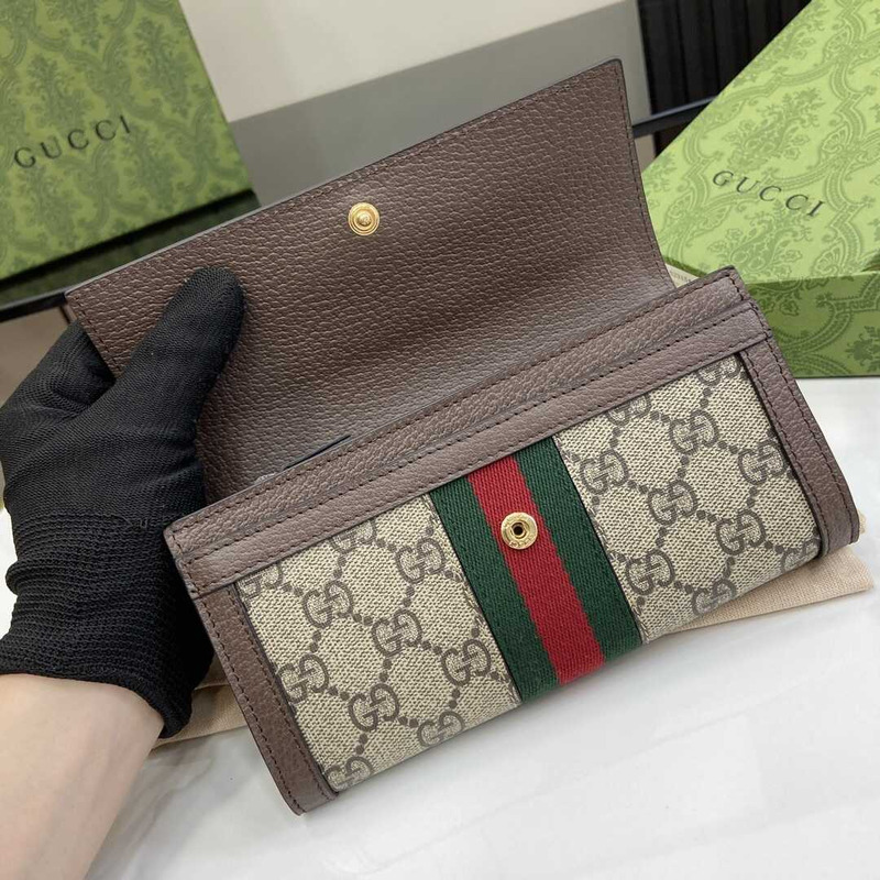 G*u*i ophidia wallet brown