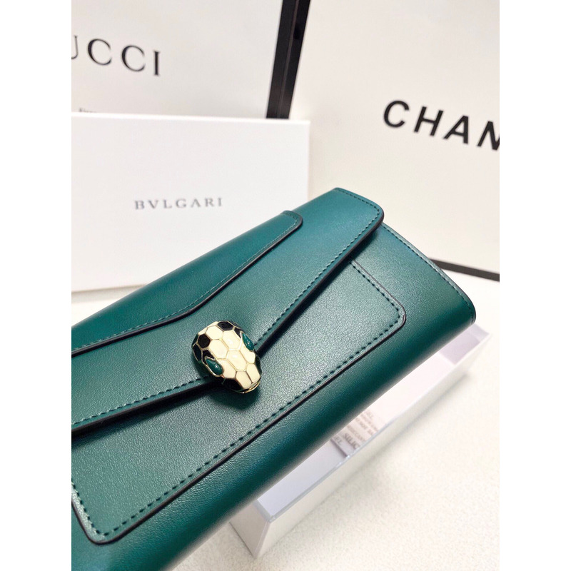 B*l*ai serpenti forever wallets green