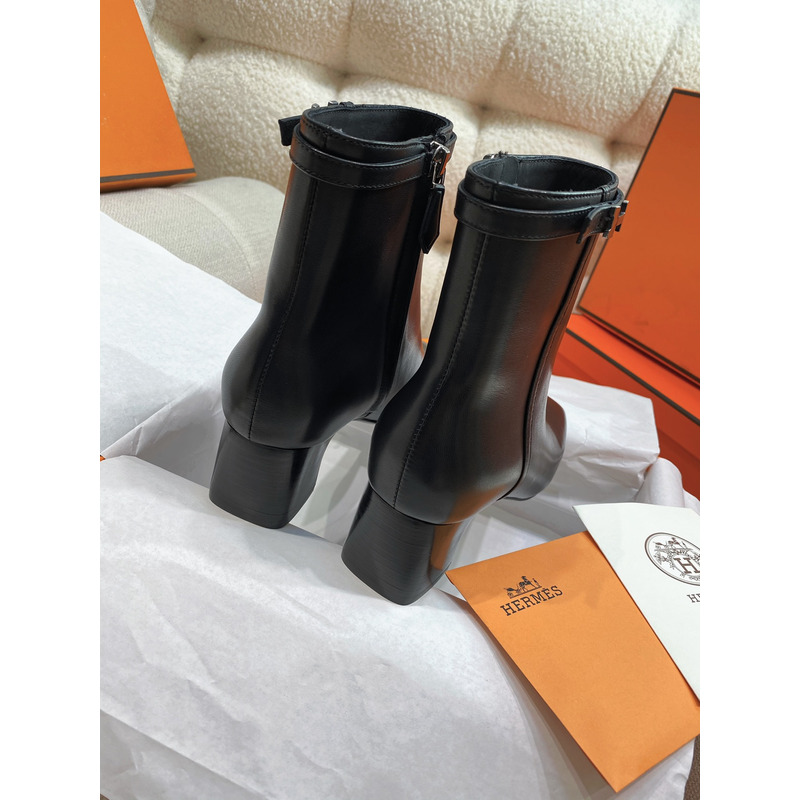 Hermès Imperial 50 Ankle Boot In Black