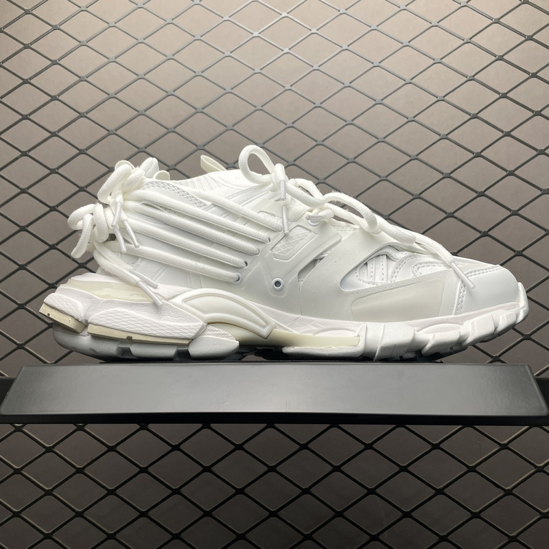 Ba*len*cia*ga track sneakers in white